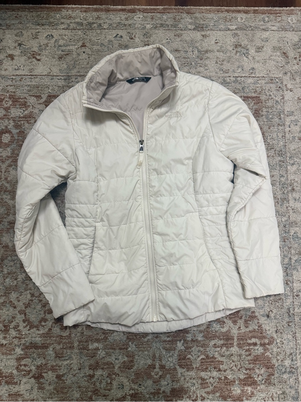 The North Face Kids Ivory/cream  Quilted Puffer Jacket
